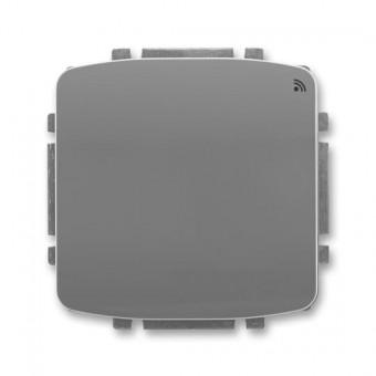spínač s krátkocestným ovladačem, s přijímačem RF signálu, 868 MHz, kouřová šedá, design TANGO